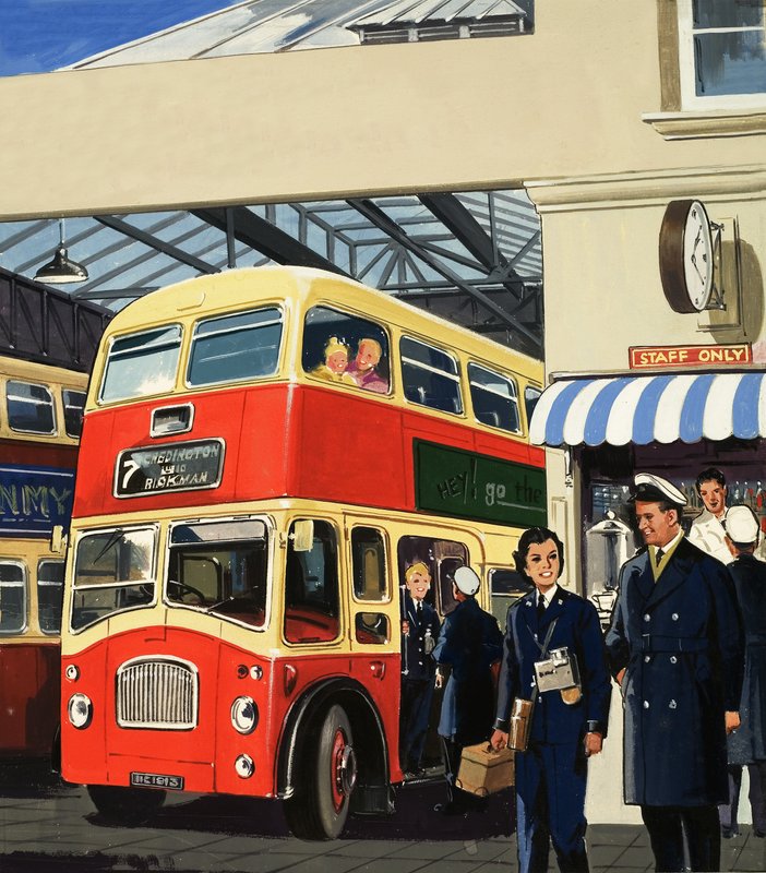 Bus Drivers and Conductors by English School
