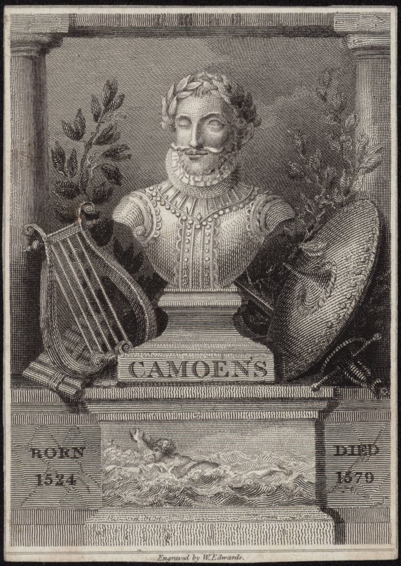 Bust of Luis de Camoens by English School