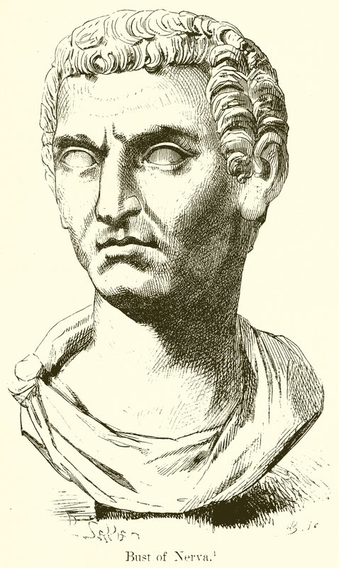 Bust of Nerva by English School