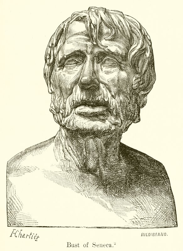 Bust of Seneca by English School