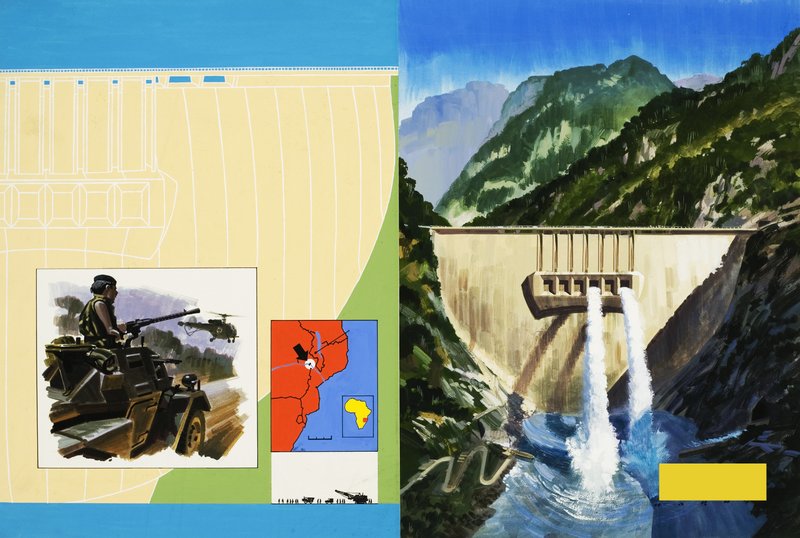 Cabora-Bassa Dam by English School