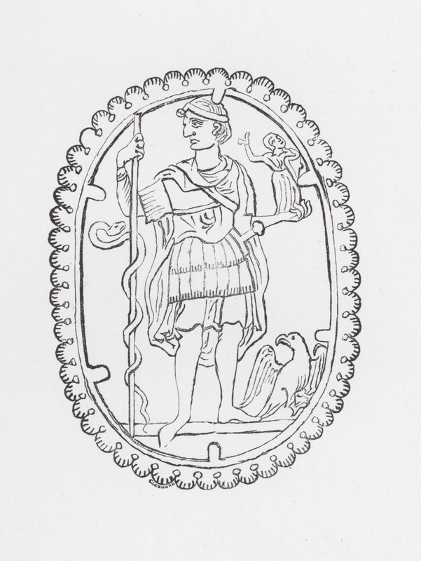 Cameo of St Albans (engraving) by English School