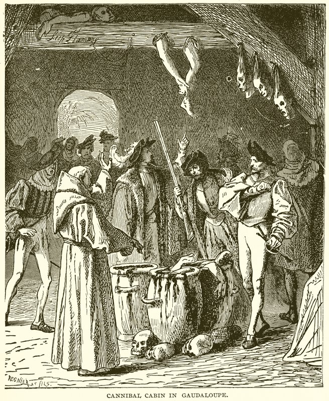 Cannibal Cabin in Gaudaloupe by English School