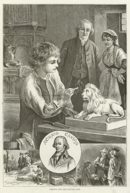 Canova and the Butter Lion by English School