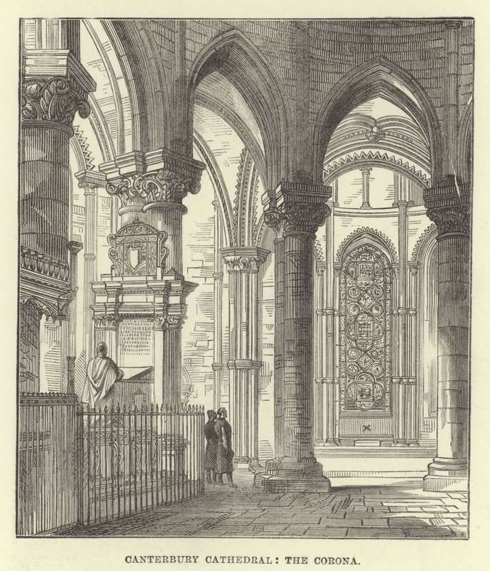 Canterbury Cathedral, The Corona by English School