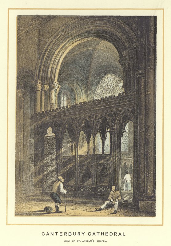 Canterbury Cathedral, View of St Anselm