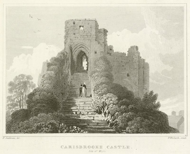 Carisbrooke Castle, Isle of Wight by English School