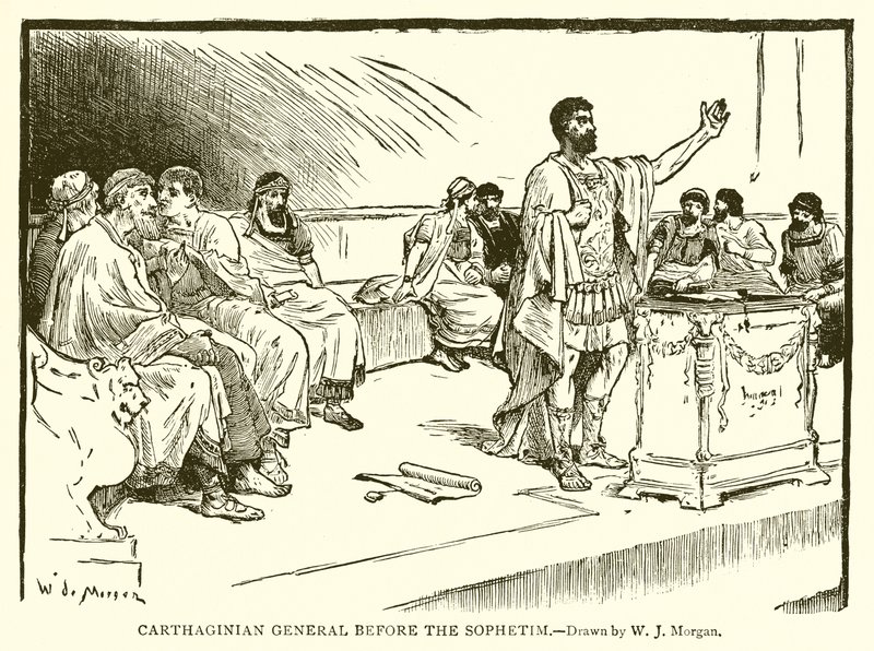 Carthaginian General before the Sophetim by English School