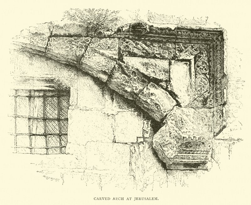 Carved Arch at Jerusalem by English School