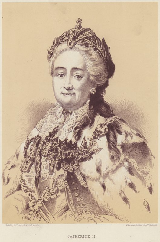 Catherine II of Russia by English School