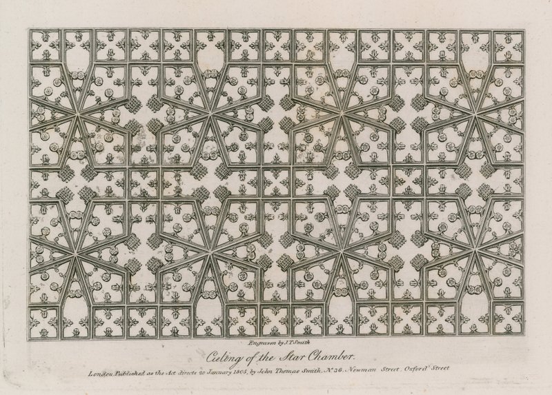 Ceiling of the Star Chamber by English School
