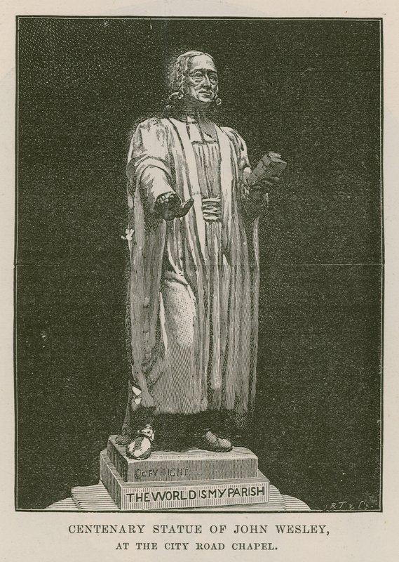 Centenary Statue of John Wesley by English School