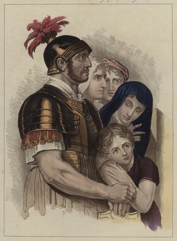 Centurion and his family by English School