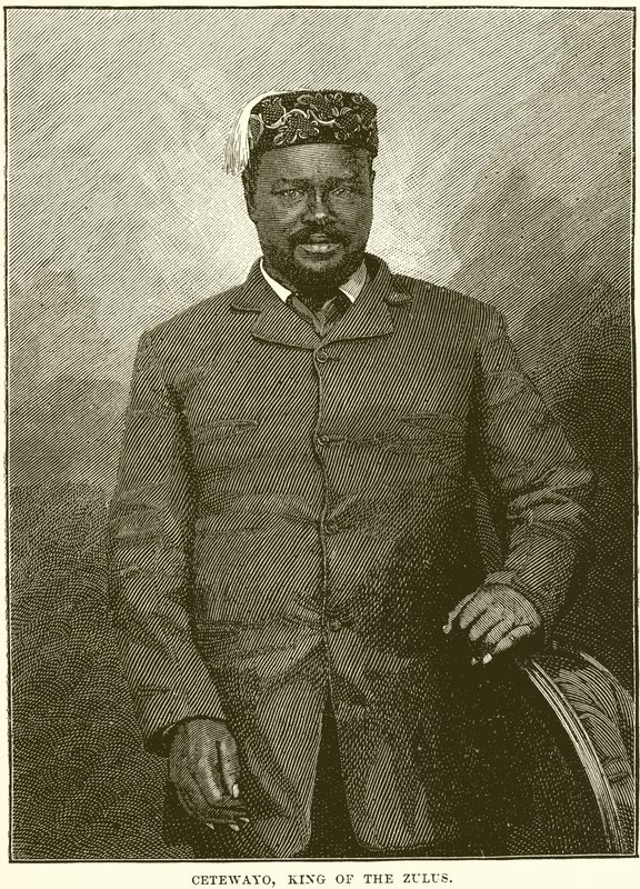 Cetewayo, King of the Zulus by English School