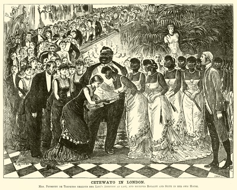 Cetewayo in London by English School