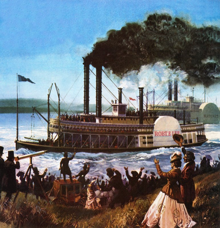 Champions of the river by English School