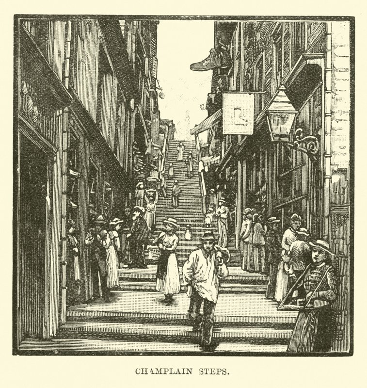Champlain Steps by English School