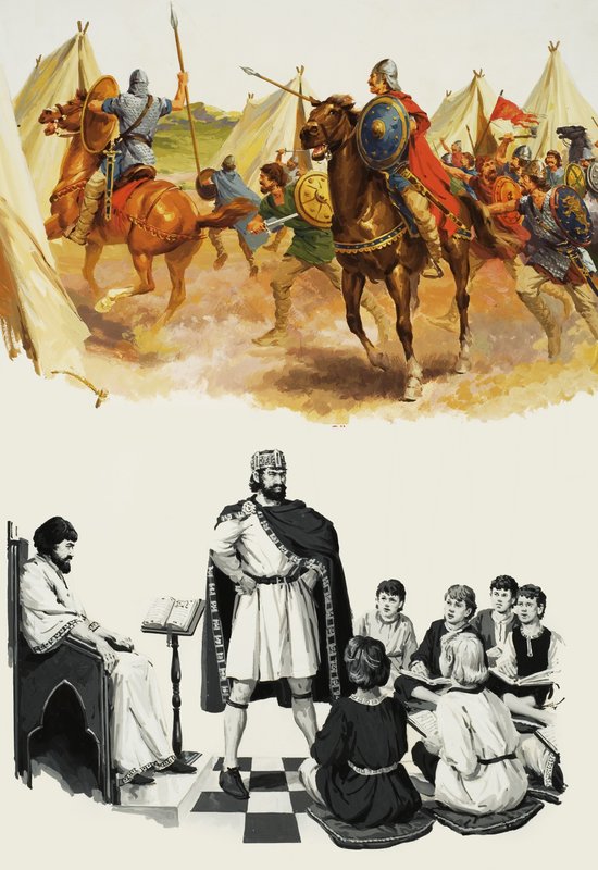 Charlemagne by English School