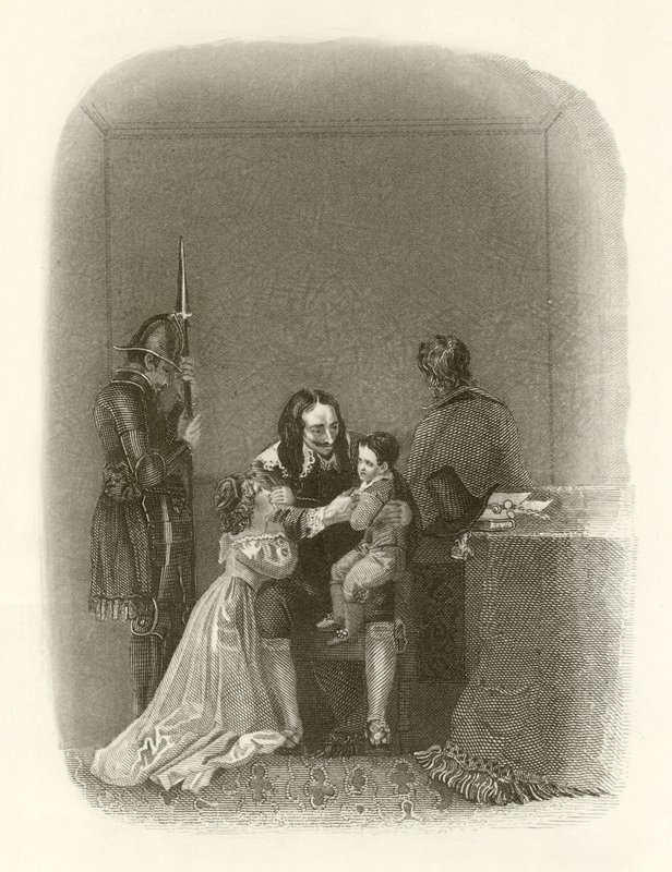 Charles I Taking Leave of His Children by English School