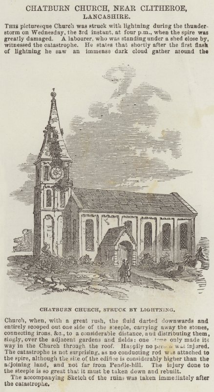 Chatburn Church, near Clitheroe, Lancashire by English School
