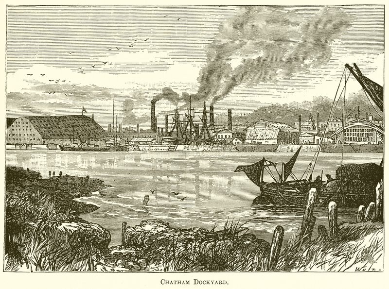 Chatham Dockyard by English School