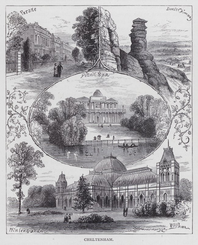 Cheltenham (engraving) by English School