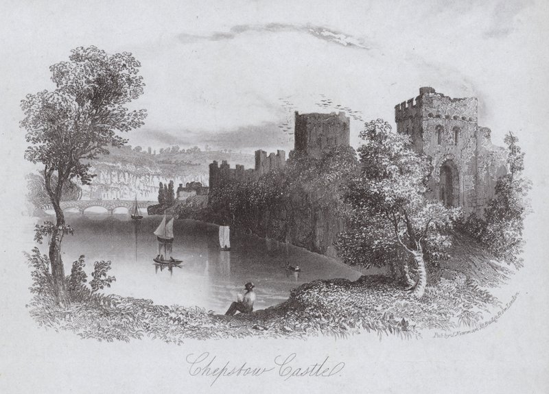Chepstow Castle by English School