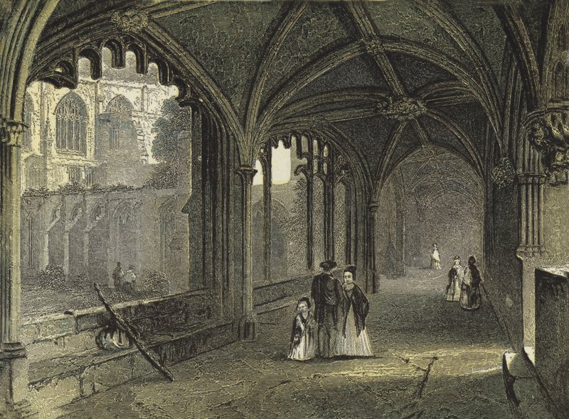 Chester Cathedral, The Cloisters by English School