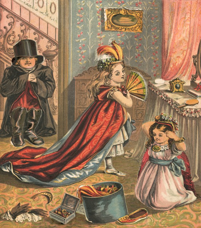 Children dressing up by English School