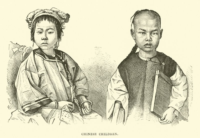 Chinese Children by English School