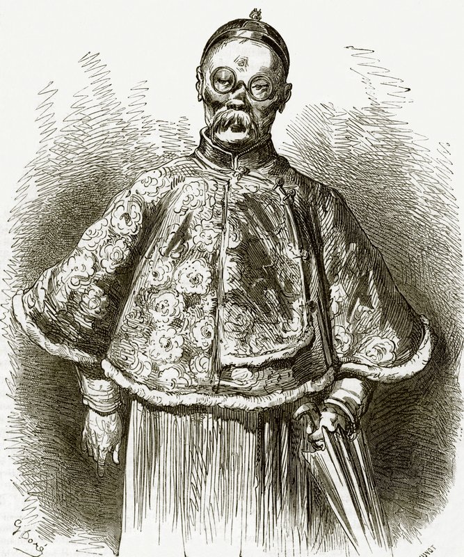 Chinese Merchant by English School