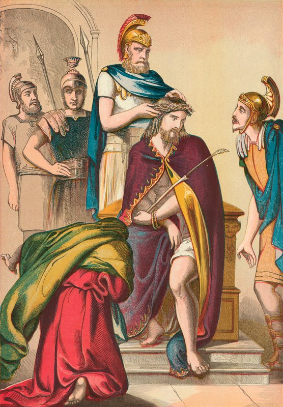 Christ Crowned with Thorns by English School