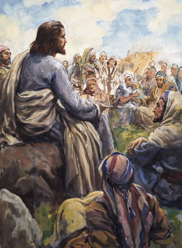 Christ Teaching by English School