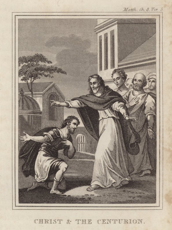 Christ and the Centurion by English School