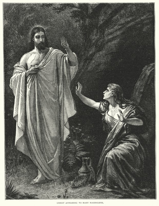 Christ appearing to Mary Magdalene by English School