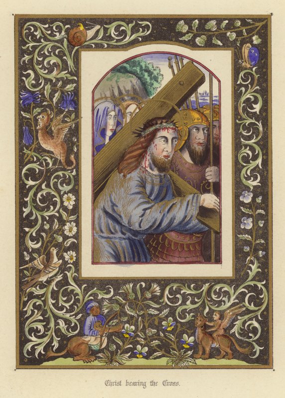 Christ Bearing the Cross by English School