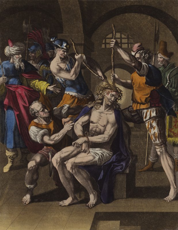 Christ Crowned with Thorns by English School