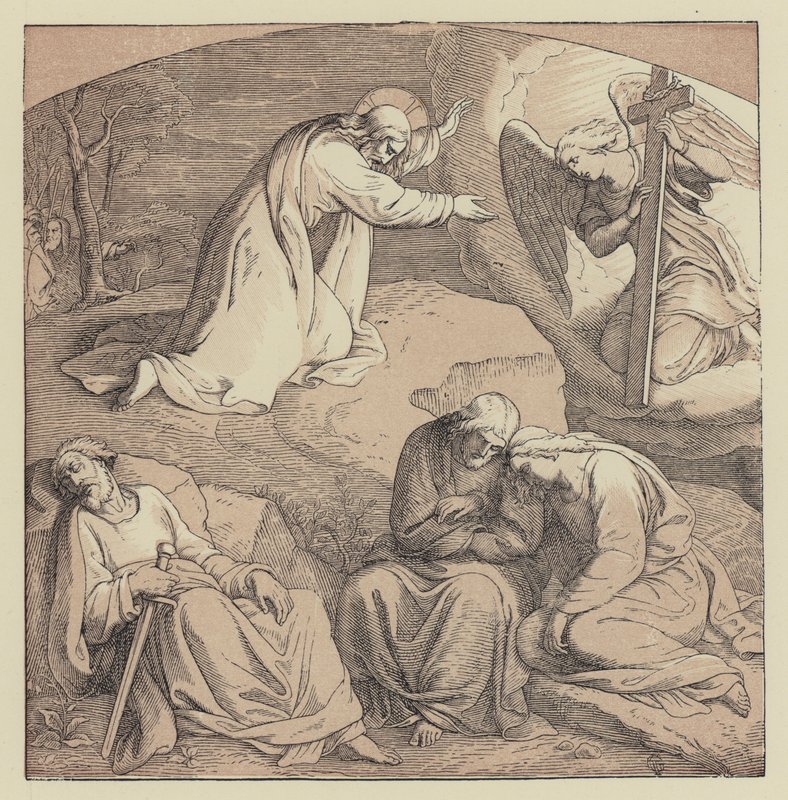 Christ in the Garden by English School
