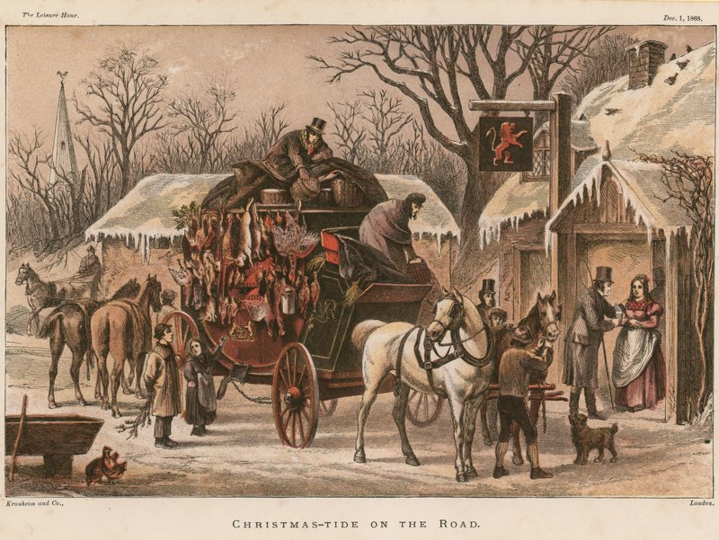 Christmas-Tide on the Road by English School