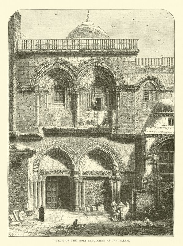 Church of the Holy Sepulchre at Jerusalem by English School