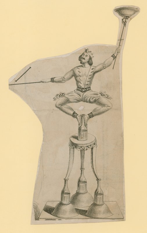 Circus juggler by English School