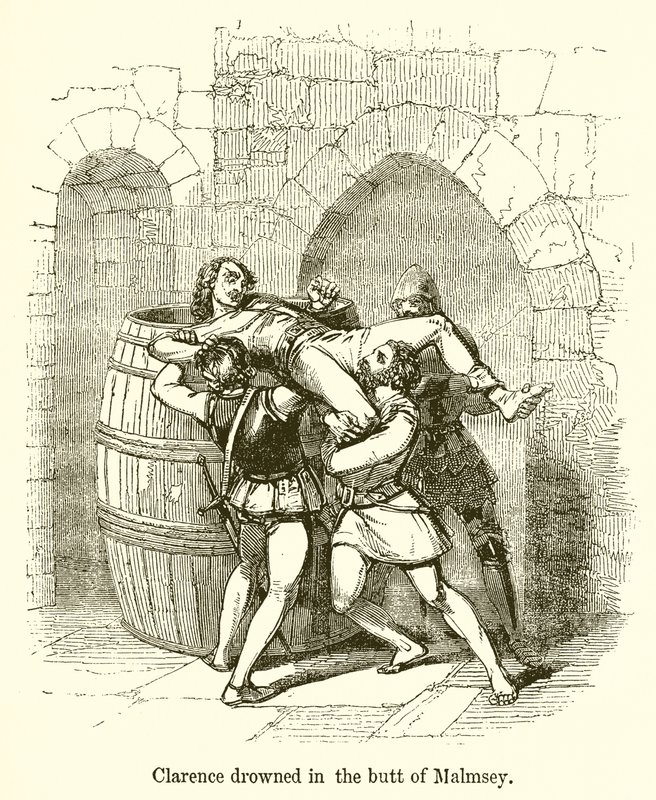 Clarence Drowned in the Butt of Malmsey by English School