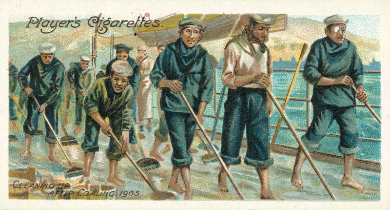 Cleaning up after Coaling by English School