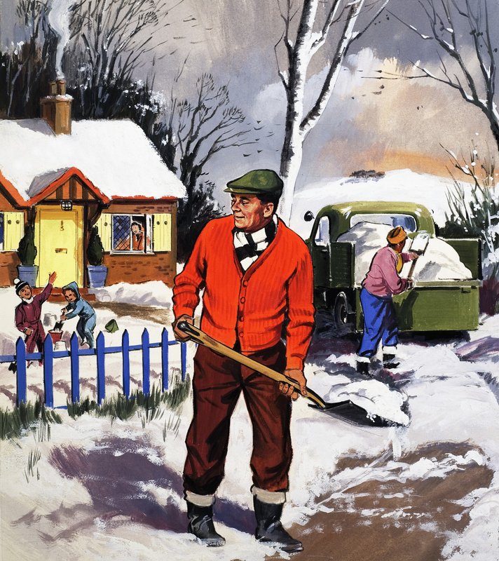 Clearing the Snow by English School