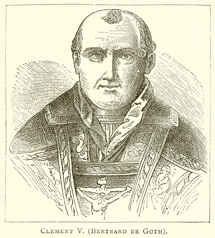 Clement V (Bertrand de Goth) by English School