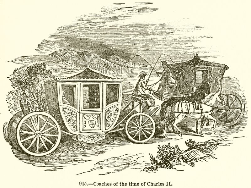 Coaches of the Time of Charles II by English School