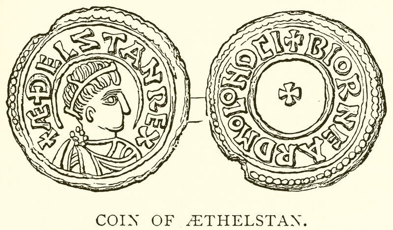 Coin of Aethelstan by English School