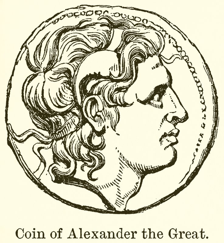 Coin of Alexander the Great by English School