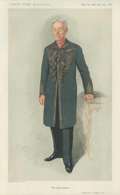 Colonel R E Crompton by English School