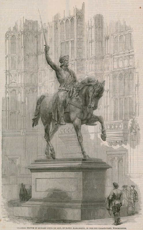 Colossal Statue of Richard Coeur de Lion by English School
